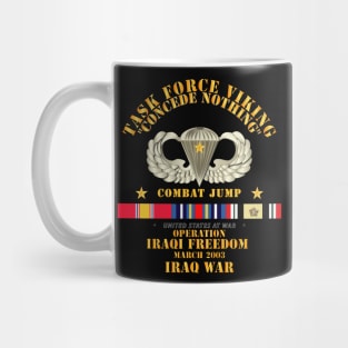 Combat Jump - TF VIking - Concede Nothing - OIF - Iraq w SVC Mug